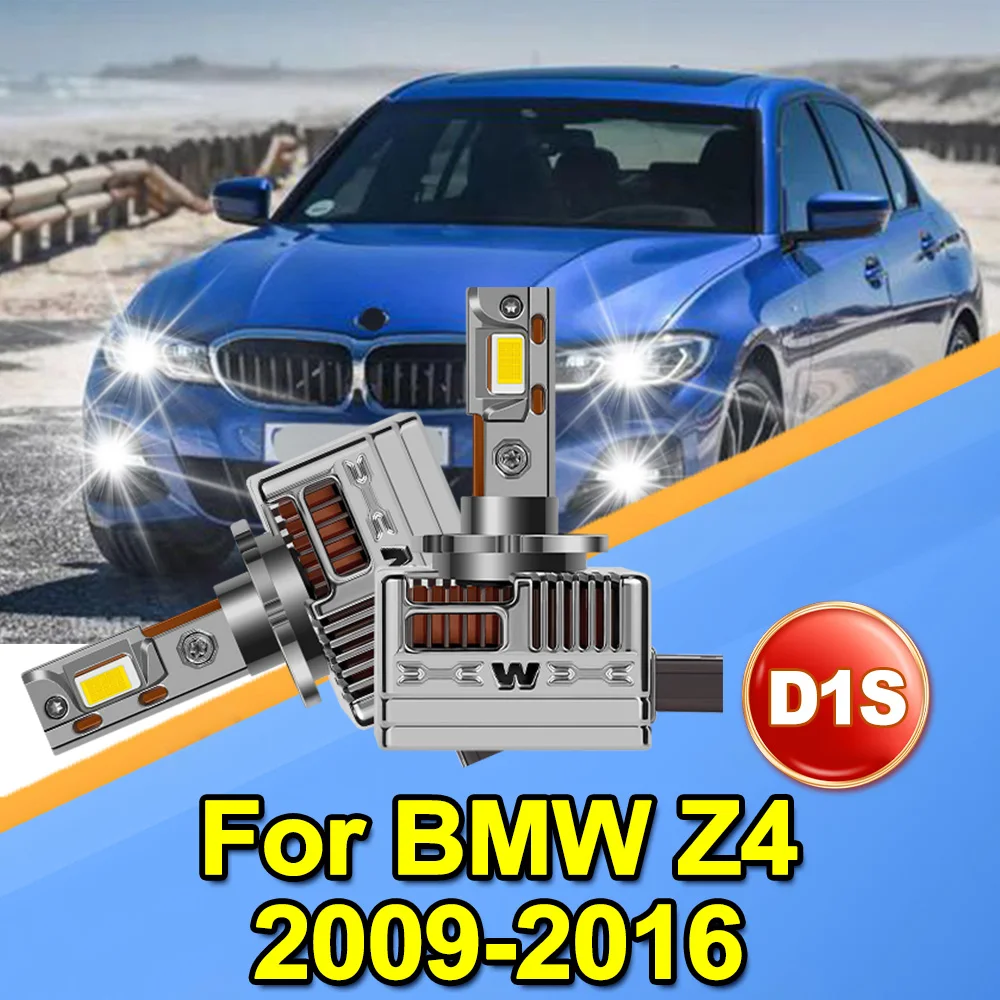 

For BMW Z4 2009-2016 2x D1S High Low Beam LED Headlight Bulbs HID Replacement Bulbs Plug&Play