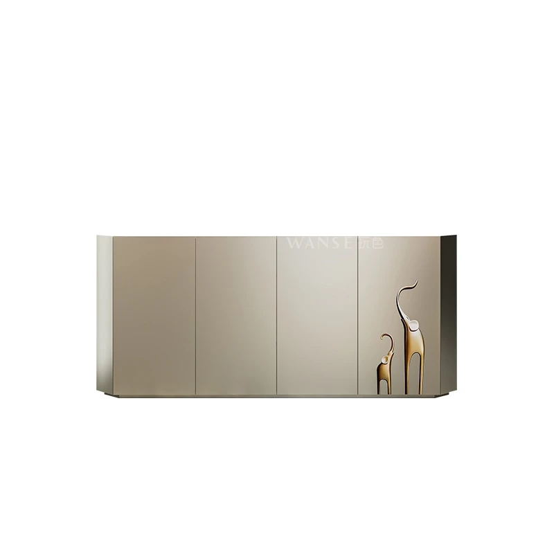 

YY Curio Cabinet Modern Simple and Light Luxury Hallway Lobby Light Luxury Sideboard Cabinet