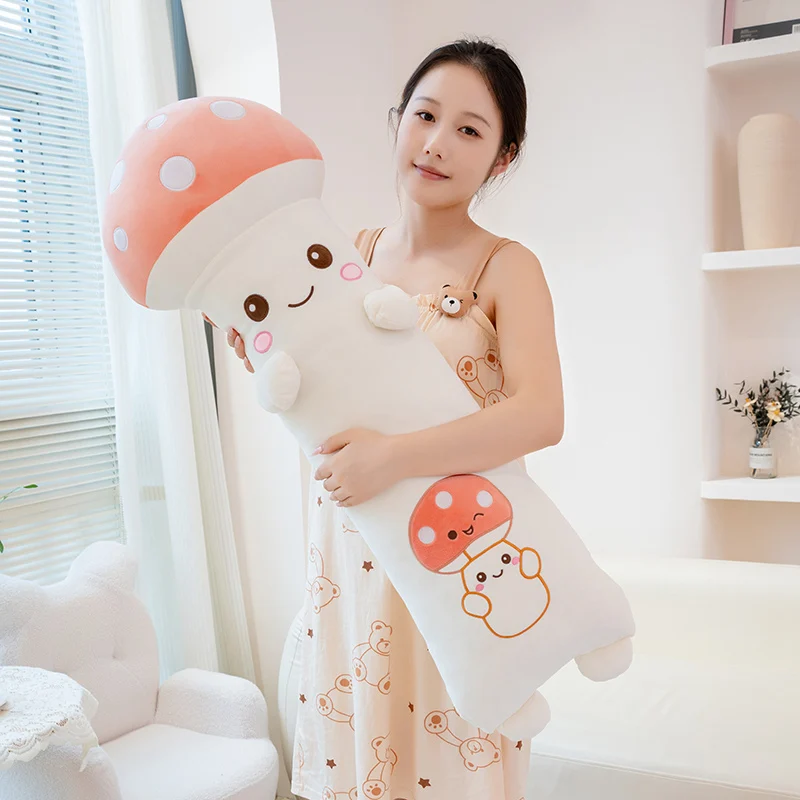

Kawaii растение длинные ноги спальная подушка с грибами плюшевая игрушка мягкая кукла мультфильм домашний диван-кровать обнимающая подушка Decorativos