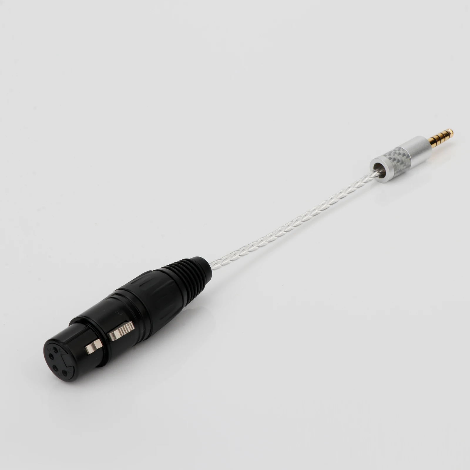 Cavo audio HiFi da 4,4/6,35/2,5 mm a 4 pin XLR femmina cavo Aux cavo per auricolari cavo adattatore in rame placcato argento 7N OCC di fascia alta
