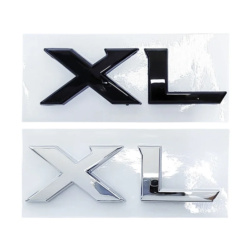 

ABS XL Logo Car Rear Trunk Badge Decal Sticker For Nissan X-Trail Tiida Altima Teana Maxima Sentra Juke Note