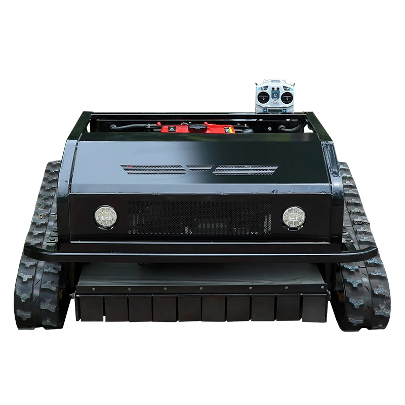 Customized New Design Factory Outlet Electric Crawler Remote Control Lawn Mower Grass Cutter