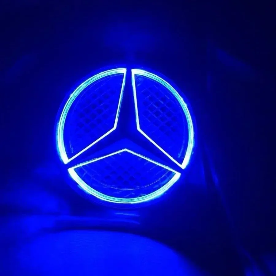 

Car Front Grilled Star Emblem LED Illuminated Logo for Mercedes Benz W166 X205 GLS350 400 500 550 AMG/GLS63 White Blue Red Ligh