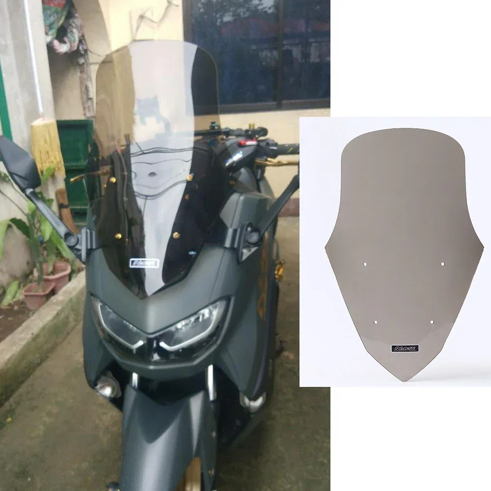 Motorcycle Windshield For Yamaha Nmax 155 Windscreen Wind Deflector Visor NMAX 125 Accessories NMAX125 2020 2021 2022 2023 N-MAX