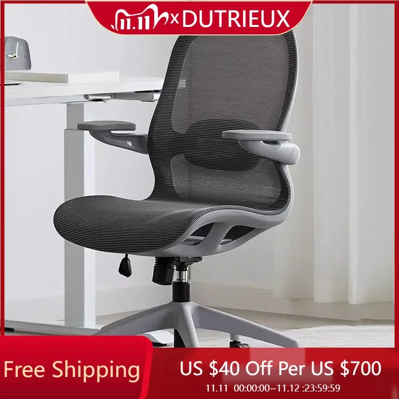 Design Ergonomic Office Chairs Swivel Adjustable Wheels Handle Office Chairs Executive Roller Silla De Oficina Office Furniture