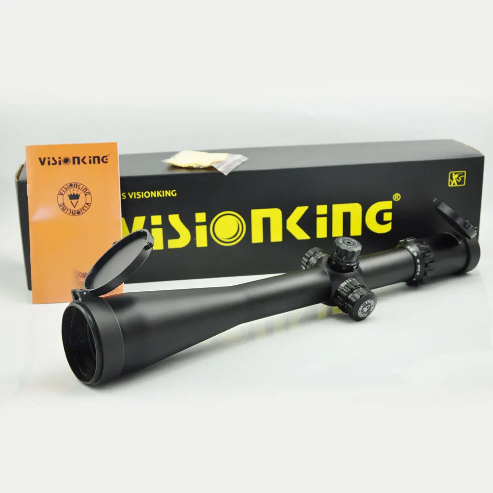 Visionking 35mm 10-40x56 Hunting Riflescope Side Focus Turret Lock Illuminated Red Green .30-06 .308 .50 Target Optical Sight