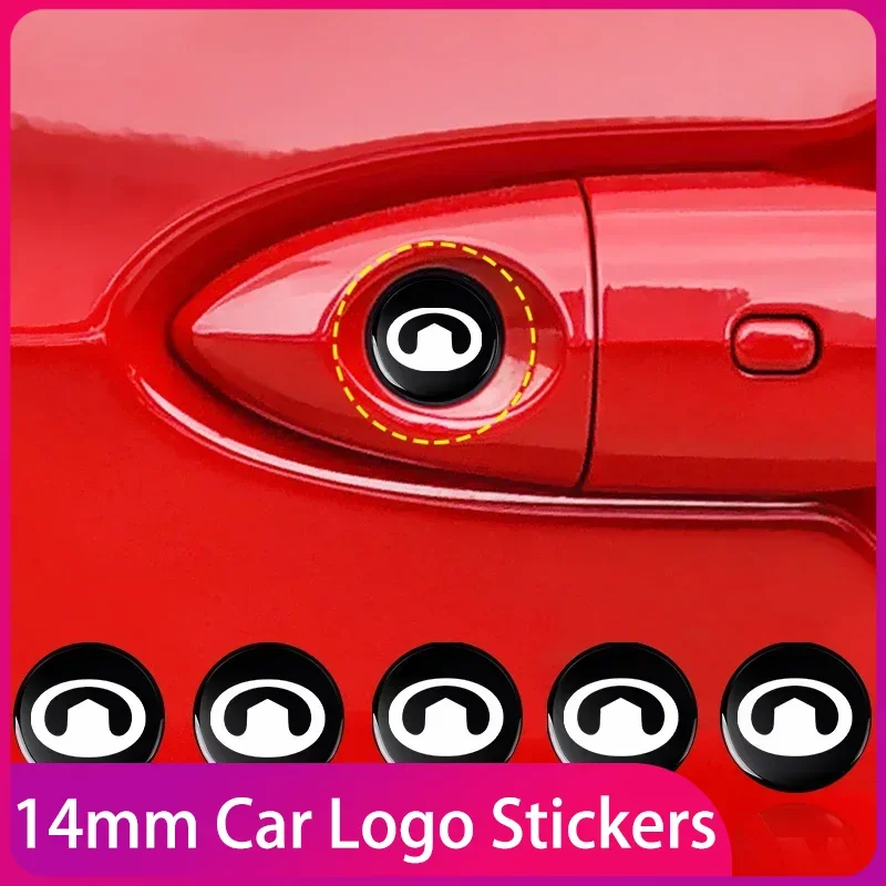 

14mm Car Remote Key Emblem Badge Radio button Sticker For for Great Wall Hover H3 H5 M4 Poer Pao Voleex C30 Wingle 5 Florid