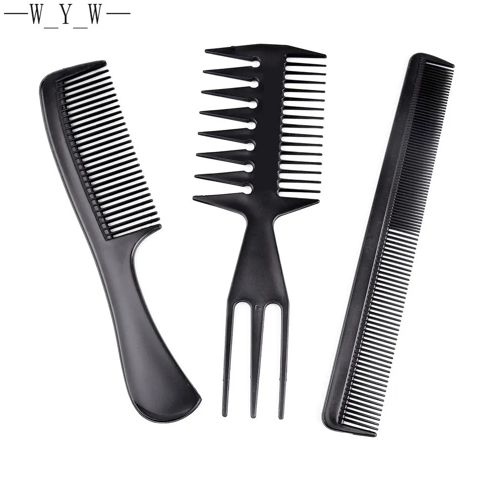 10 Pcs/Set Professional Hair Brush Comb Salon Barber Anti-static Hair Combs wig Hairdressing Combs Hair Care Styling Tools