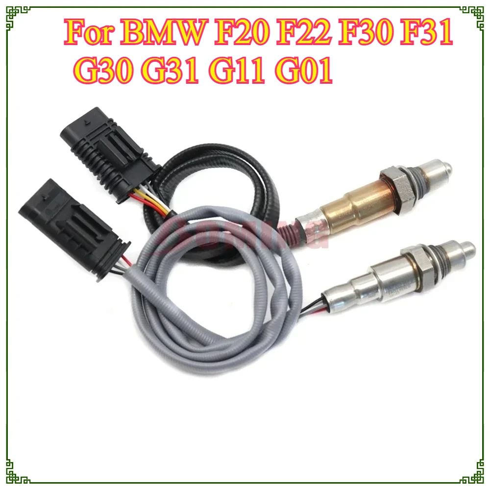 

2PCS Upstream Downstream Air Fuel Ratio Lambda O2 Oxygen Sensor 11788631047 11788631049 for BMW F20 F22 F30 F31 G30 G31 G11 G01