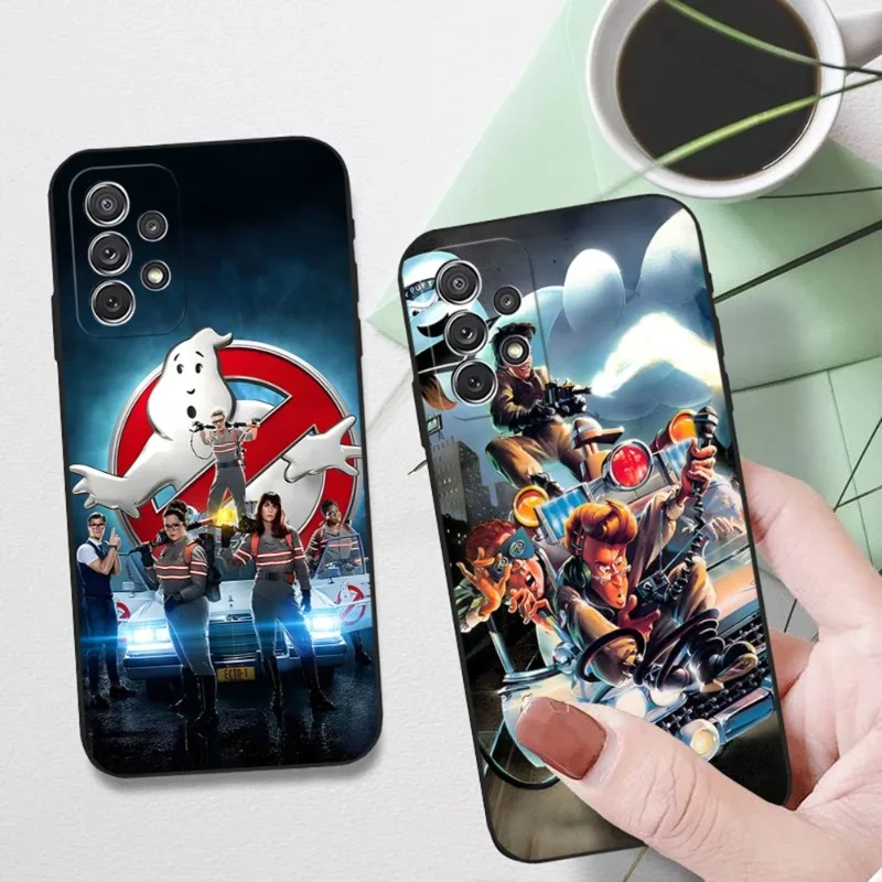 Ghostbusters Phone Case For Samsung A52 A53 A51 A12 A50 A33 A13 A22 A31 A40 A03S A32 A21 A81 A42 Silicone Black Cover