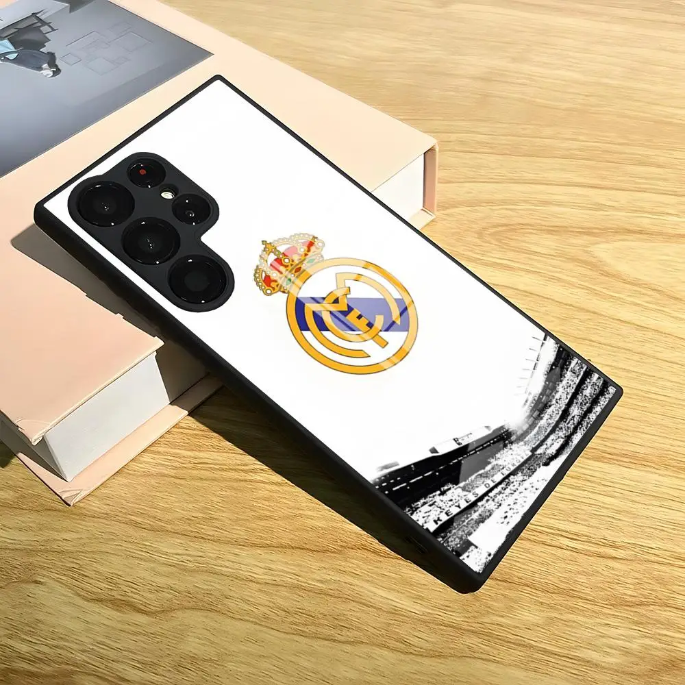 R-Reals-FC-M-MadrideS Handyhülle für Samsung S26 S24 Ultra S25 S23 S22 S20 Fe S21 Plus A54 A24 A53 A16 A13 Glasabdeckung – Detail 6
