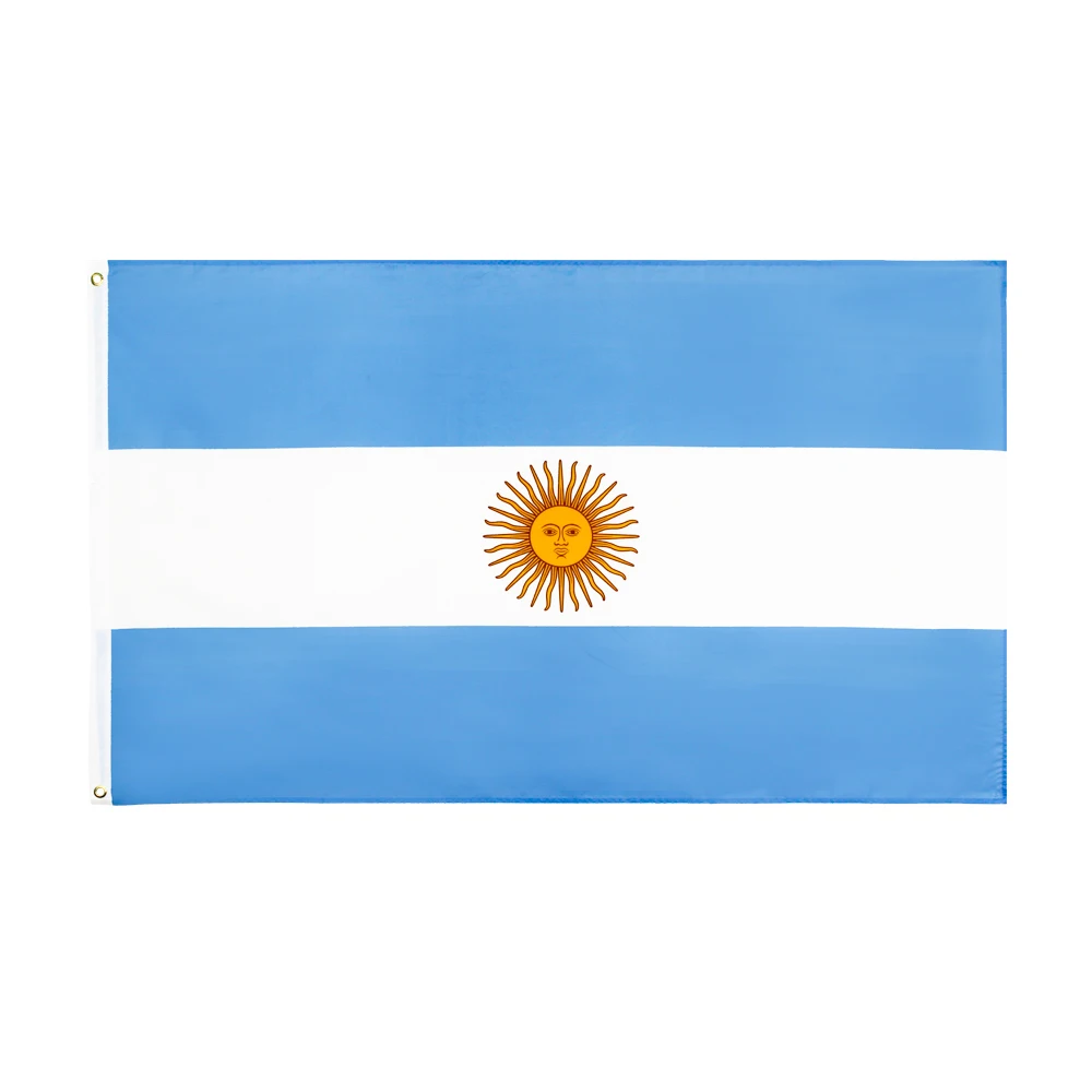 60x90cm 90x150cm 120x180cm Argentina Flag Tapestry Polyester Banner With Brass Grommets For Wall Decor