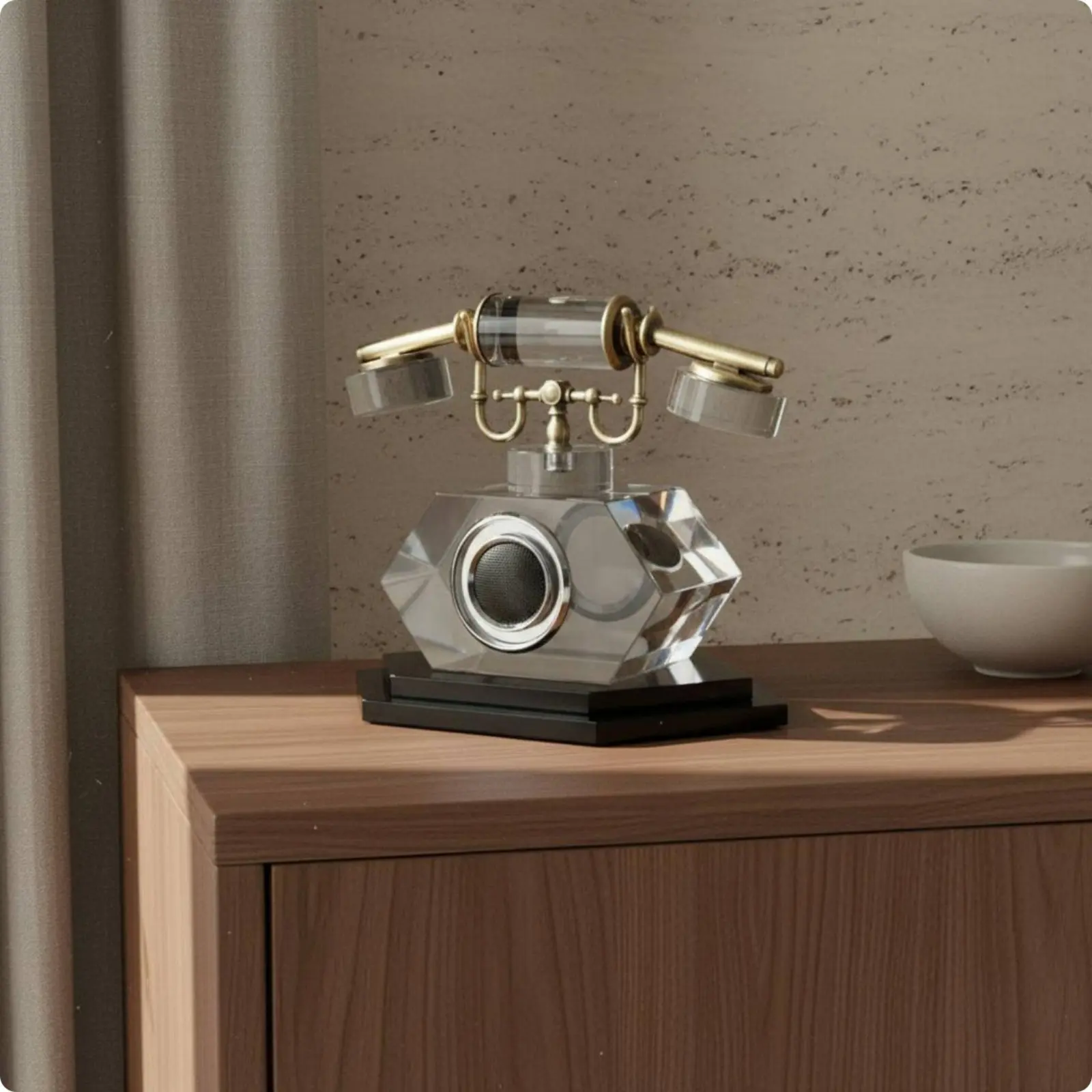 Figura teléfono minimalista cristal para amante de gatos - imagen 4