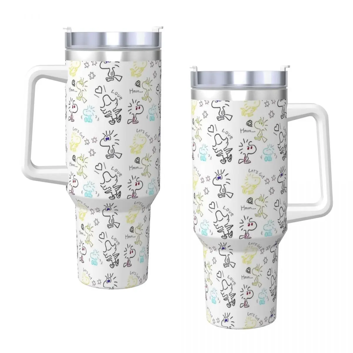 Winnie The Pooh Tumbler Hot Drinks Water Bottle Leakproof Stainless Steel Thermal Cups Custom DIY Travel Car Mugs