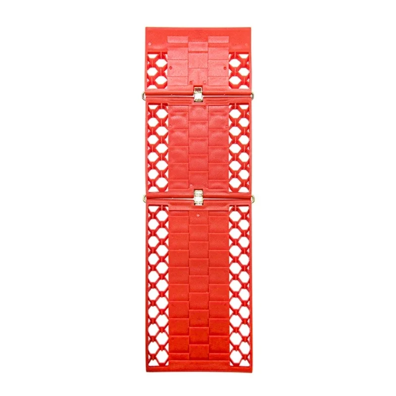 

Traction Mat Car Escape Tool Durable Tire Grip Aid Reliable Companion Foldable Tire Traction Mat for Snow Ice Mud &Sand