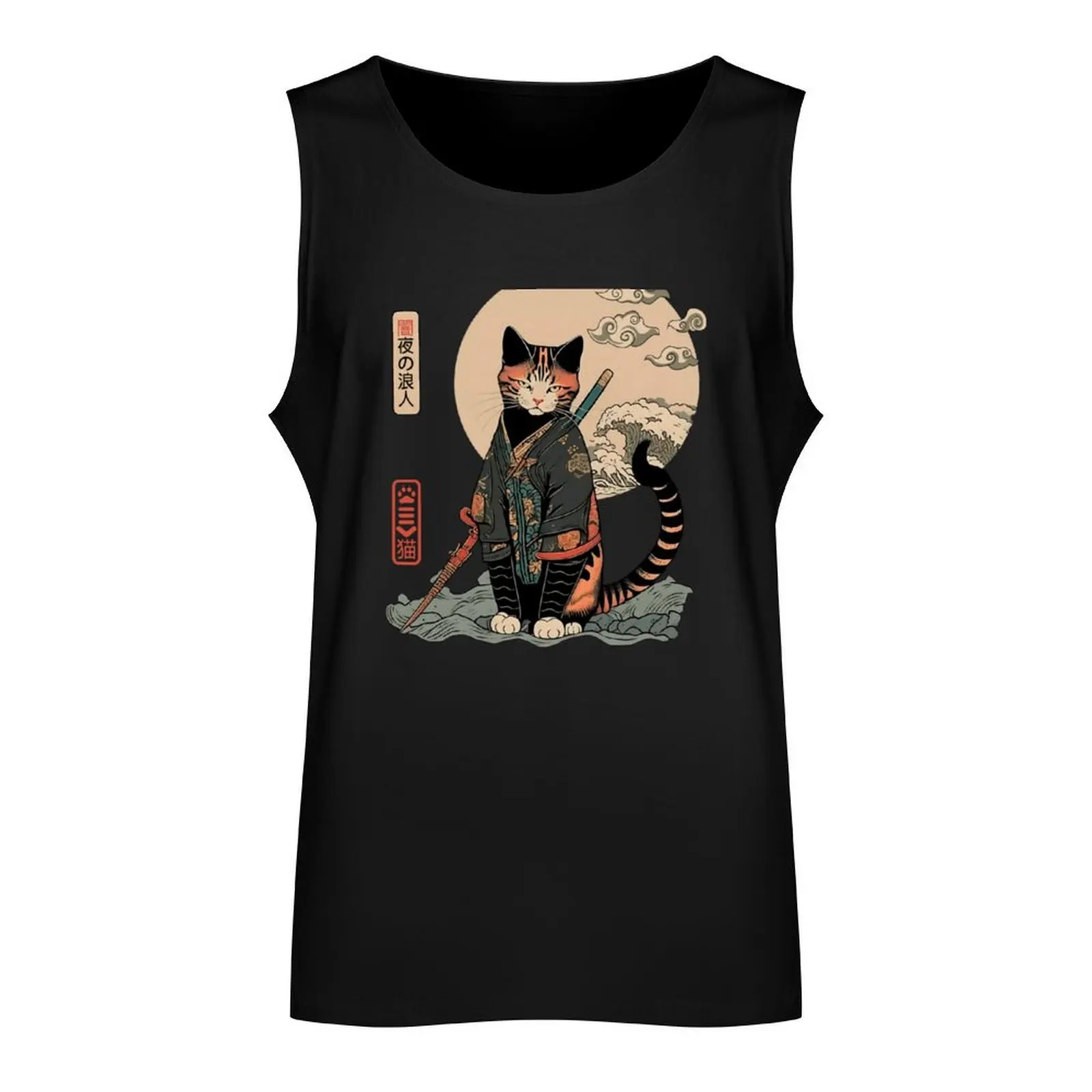 Ronin Cat 5 Tank Top clothing men Gym wear