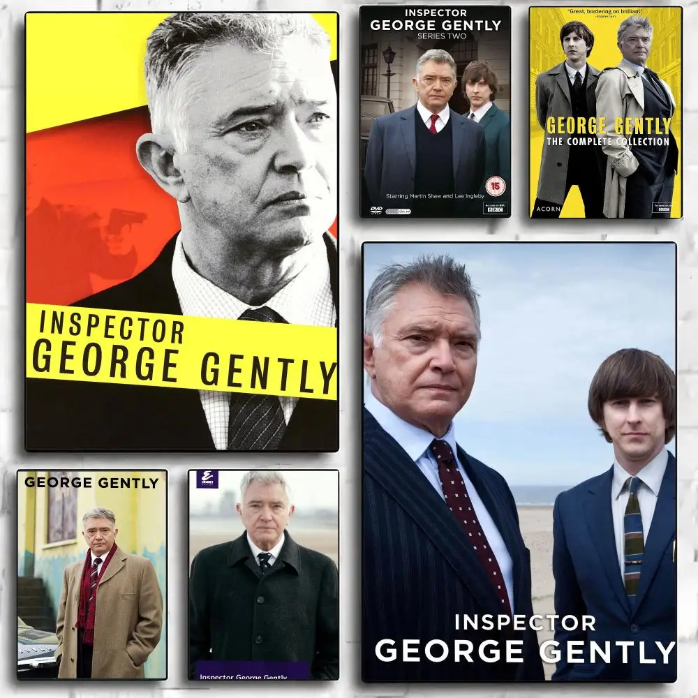 tv series I-Inspector George Gently-Y Poster Minimalist Wall Sticker for Cafe Office Bar Home Decor and Gift