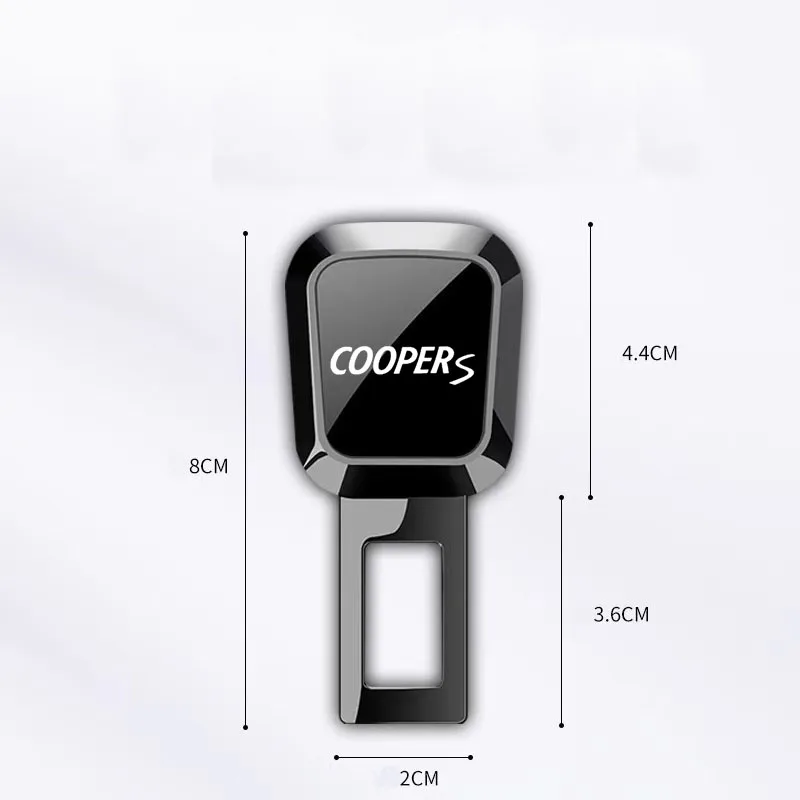 ل Mini Coopers R56 R50 R51 مع ملحقات الشعار حزام أمان السيارة تمديد المكونات مشبك حزام الأمان كليب قابل للتعديل موسع