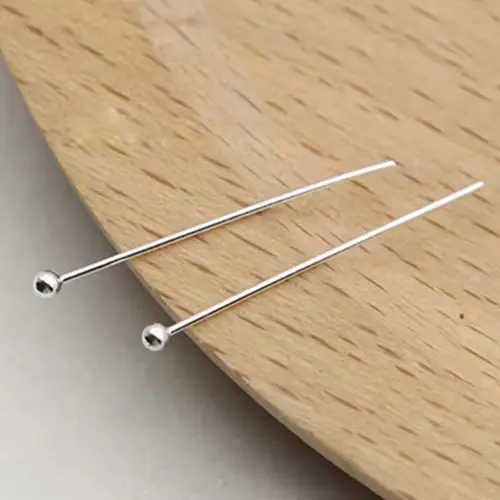 6pcs Real Pure Solid 925 Sterling Silver Needle Pins for DIY Jewelry Making Findings Earring Necklace Connector Part Base - Image 8