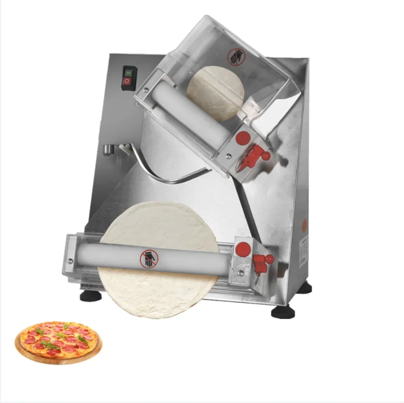 

CE adjustable professional single rotating pizza cutting press dough roller cutter machine for pizza docker restaurant japan use