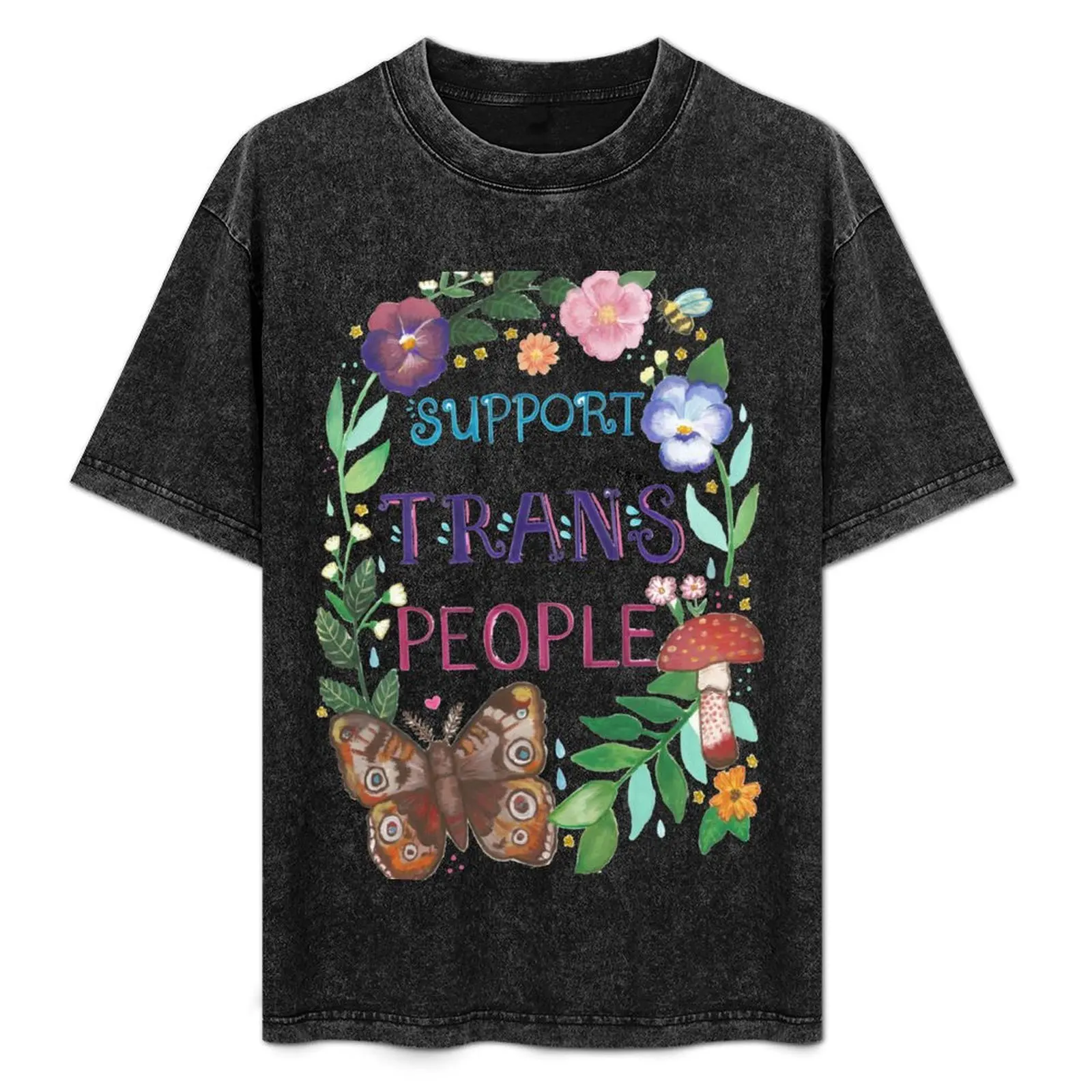 

support trans people T-Shirt Casual Daily Graphic Tee