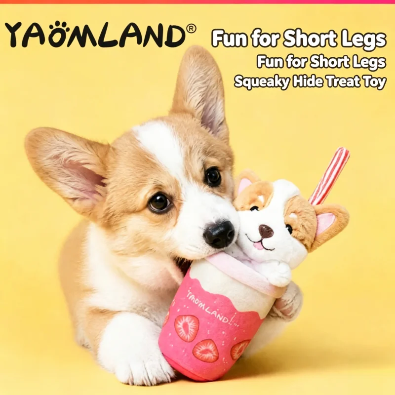 Yaomland耐久性のある鳴き笛付きスナッフル犬用おもちゃ - Interactive Squeaky Plush Dog Toy のレビューと価格