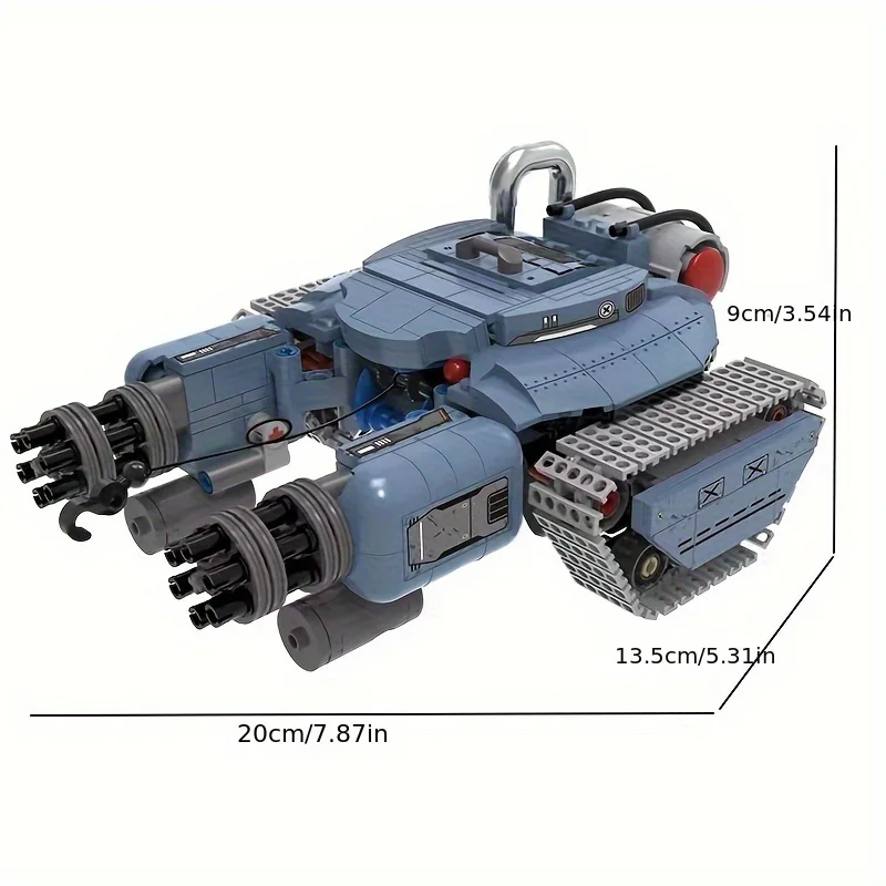 MOC Technische Starcraftes Vechter Siege Tank Gepantserde Robot Model Bouwstenen War Machine Montage Bricks Speelgoed Kinderen Geschenken
