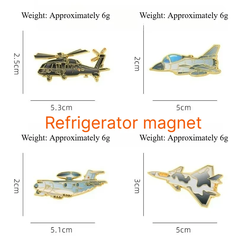 Airshow Military Enthusiast Collectible Metal Badges Spilla Brooches Pin Clothing Personalized Diy Trendy Decorative Accessories