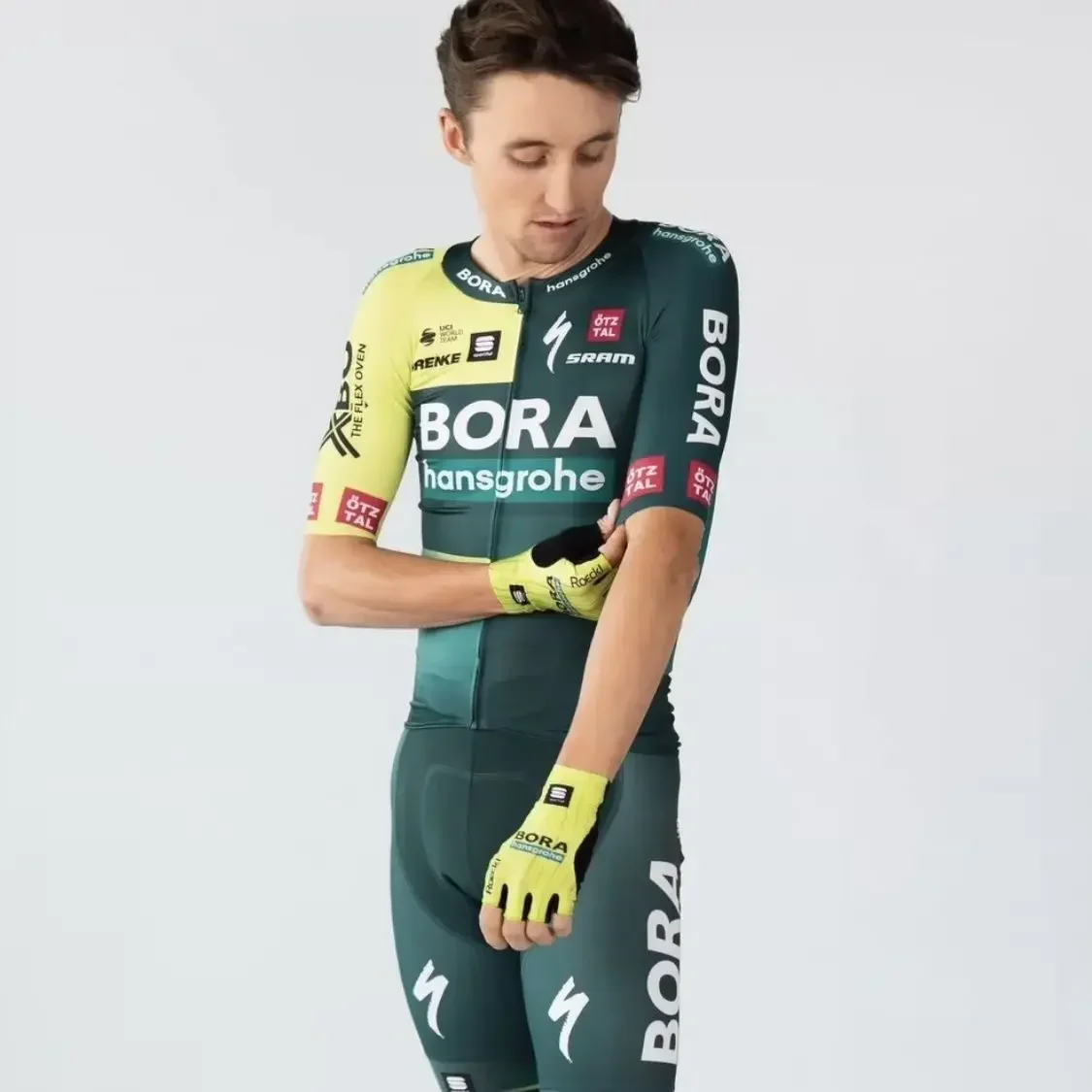 

2025Bora new suit fleet road summer bicycle breathable cycling short-sleeved top men's and women's overalls