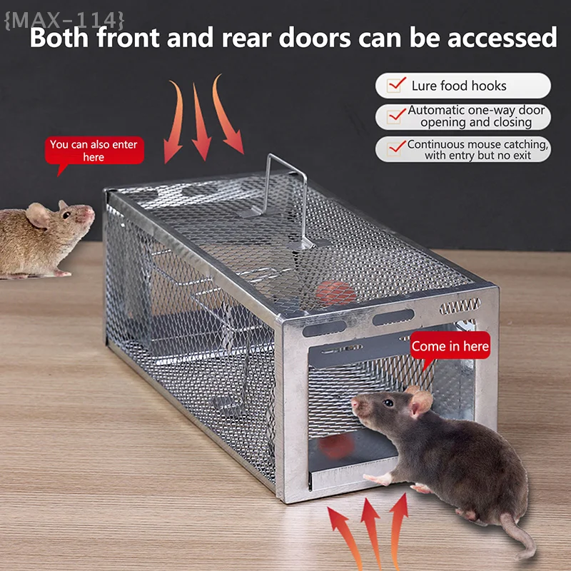 【Ja】Multi-Catch Mouse & Rat Trap Cage - New Pest Control Device That Fits All Sizes, Reusable Rodent Catcher