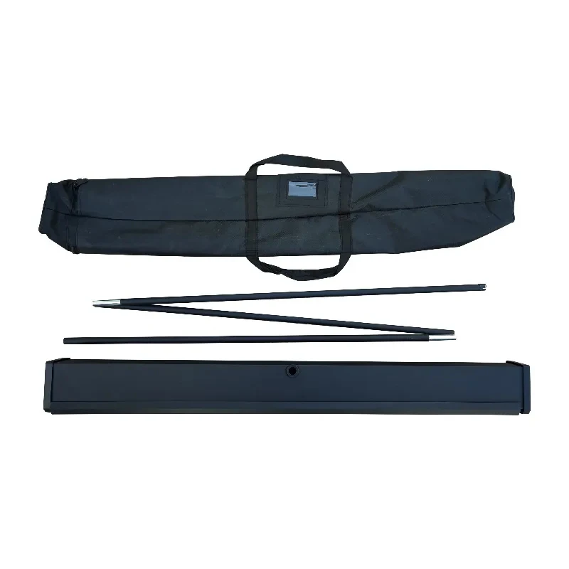 Custom Portable Heavy Duty Iron Base Roll Up Retractable Display Stand with Moving Graphics