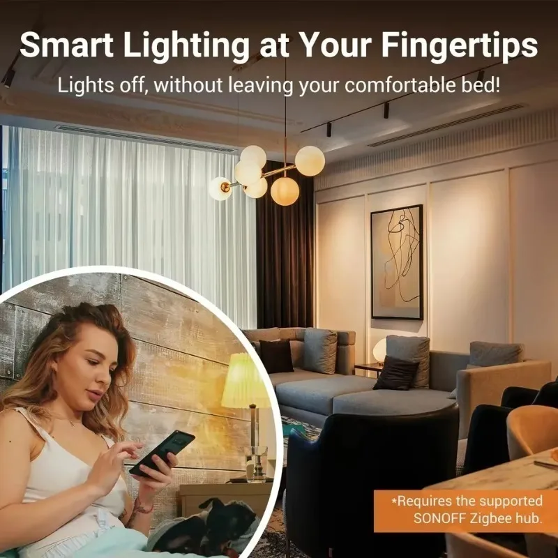 For Zigbee M5 Matter 120 Smart Wall Switch Two-way EWeLink Remote Control Voice Control Alexa Google Home Alice Smart Homeki