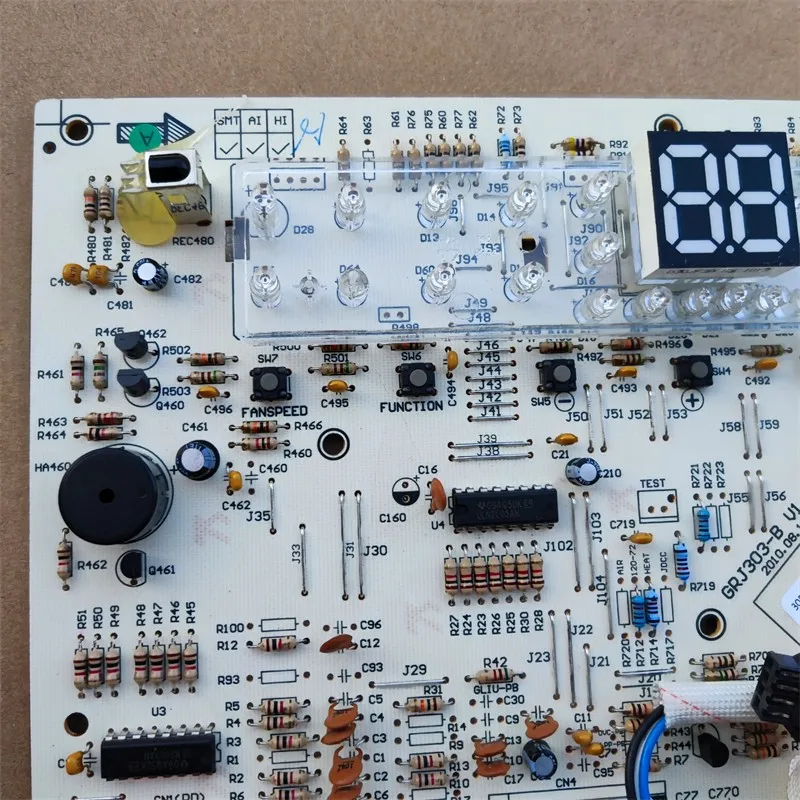 nuevo para el panel de visualización del aire acondicionado. 30563078   unidad de gabinete D303F3E tablero de botones de control