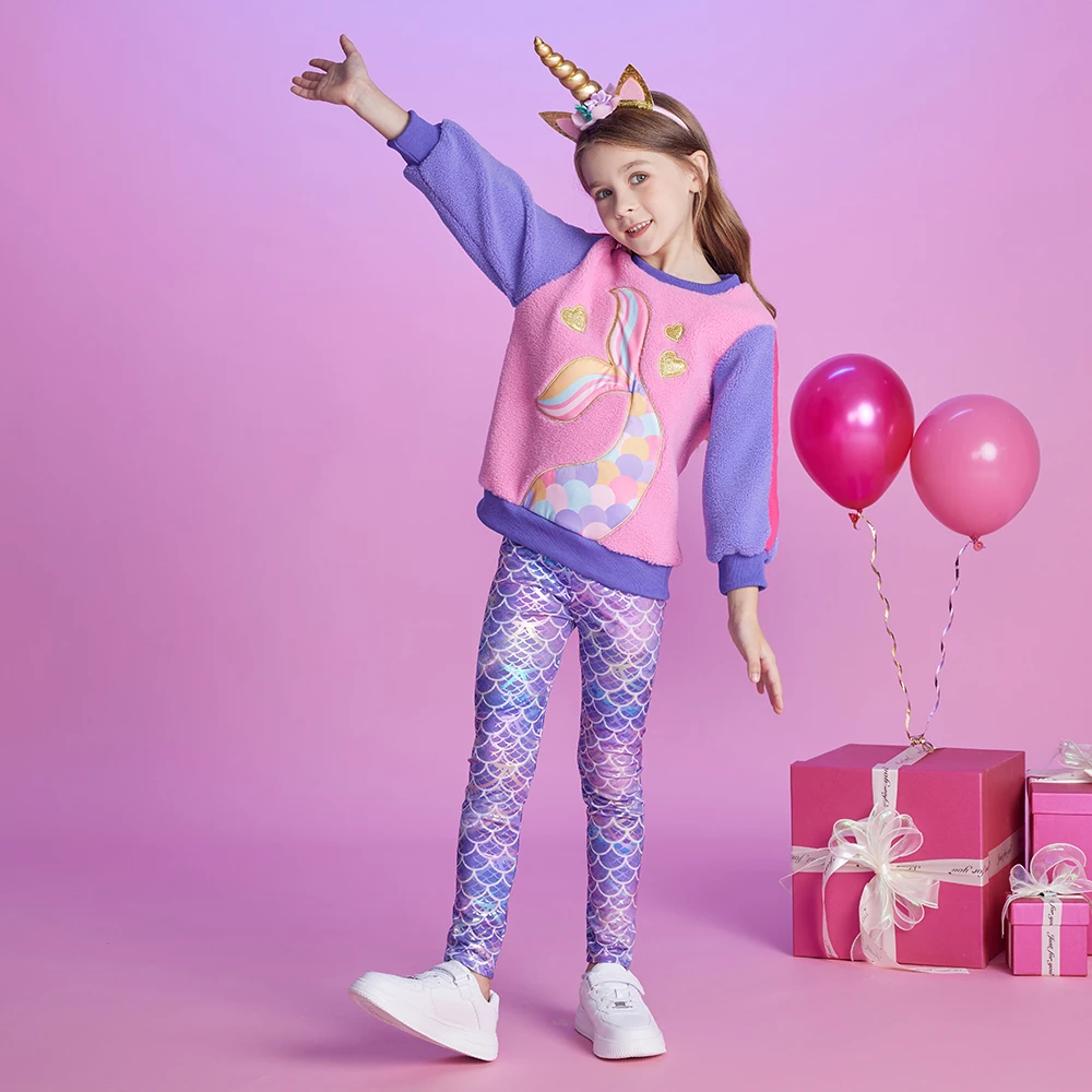 DXTON Girls Sweatshirts Polar - Winter Clothing Toddler Girl recension och pris