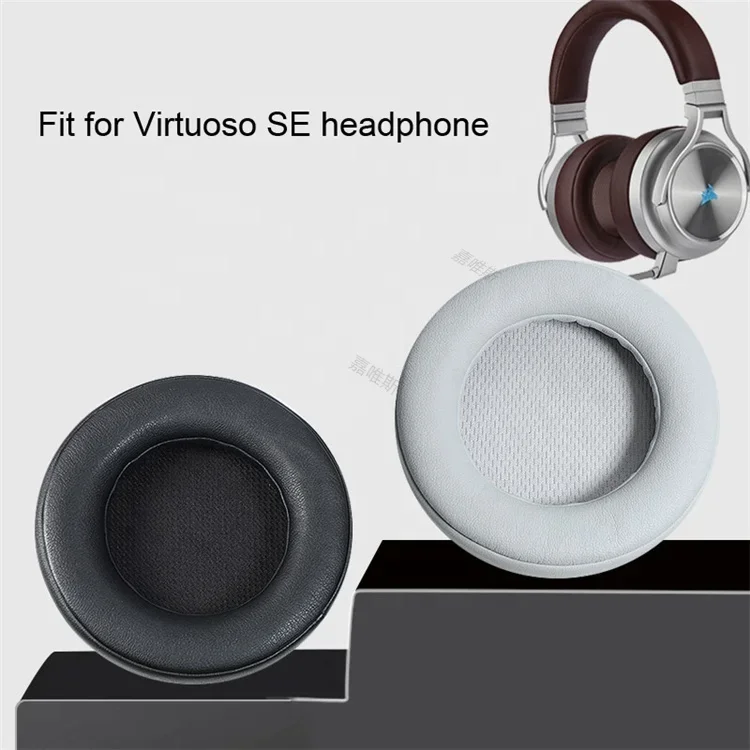 استبدال بطانة للأذن أكواب وسائد رغوة الذاكرة ل CORSAIR VIRTUOSO RGB اللاسلكية SE سماعات الرأس اللاسلكية ، ZUODUO #3