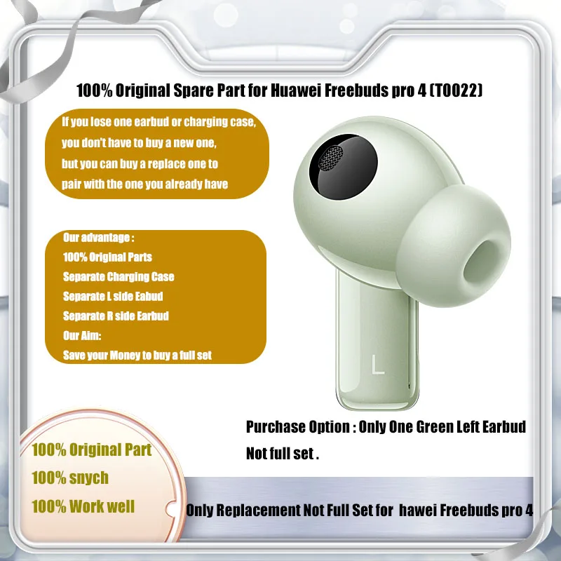 オリジナルスペアパーツ Huawei 社 Freebuds Pro 4 (T0022) Bluetooth