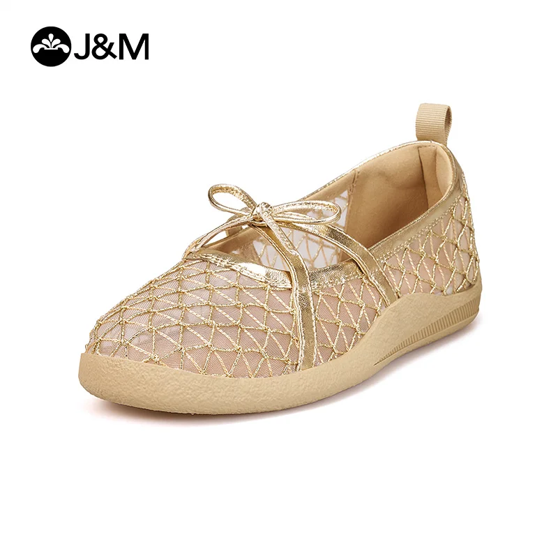 

Обувь Joy&Mario, женская летняя дышащая обувь на плоской подошве в рыбацком стиле, сетчатая обувь с кружевным бантом, эспадрильи, повседневная обувь без шнуровки