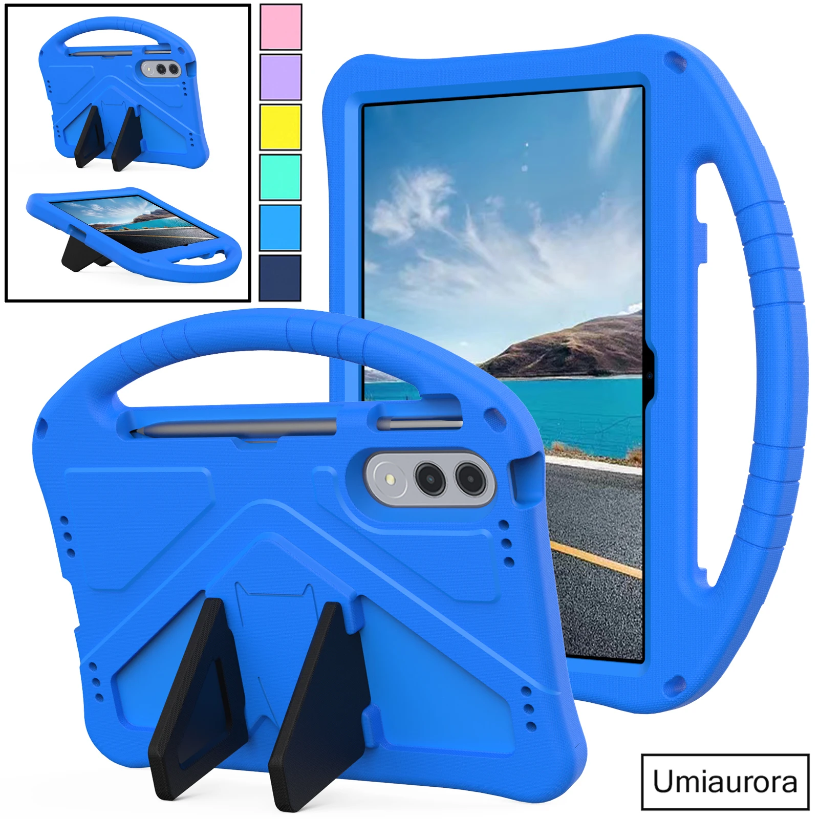 

Для Lenovo Xiaoxin Pad Pro GT 11,1 дюйма 2025 TB710FU детский портативный противоударный чехол для планшета из пены EVA, защитный чехол-подставка