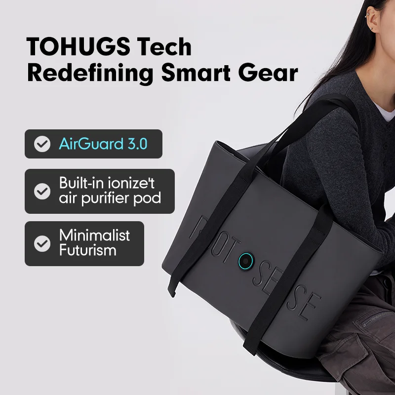 

TOHUGS smart Laptop Tote Antibacterial Multifunctional storage Lipstick Insulation Waterproof Design Office, Gym & Party Bag