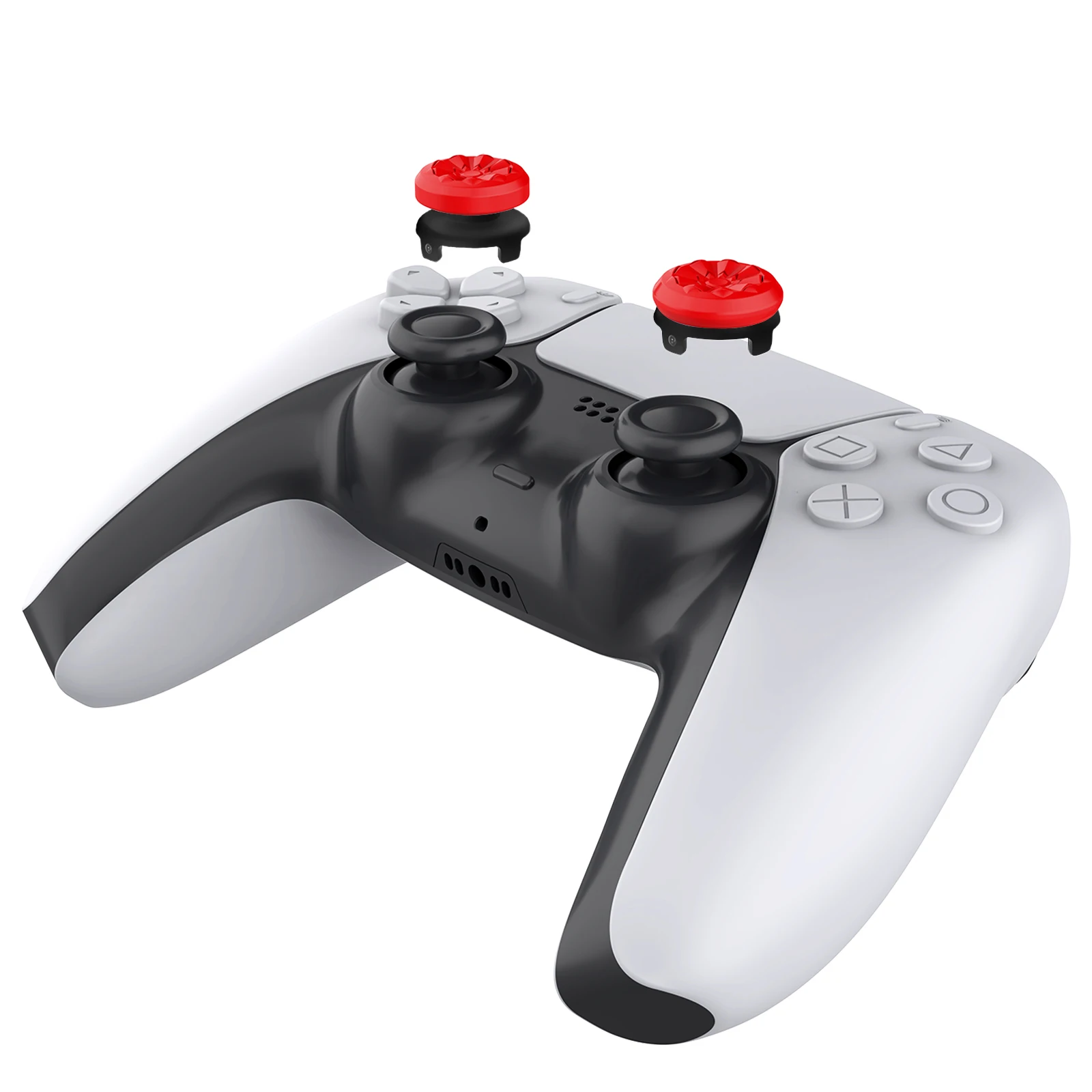 Per PS5 Playstation 5 PS4 Playstation 4 Gaming Joystick extenders Enhanced thumb Grip Caps Kit Thumbsticks High-Rise Mid-Rise