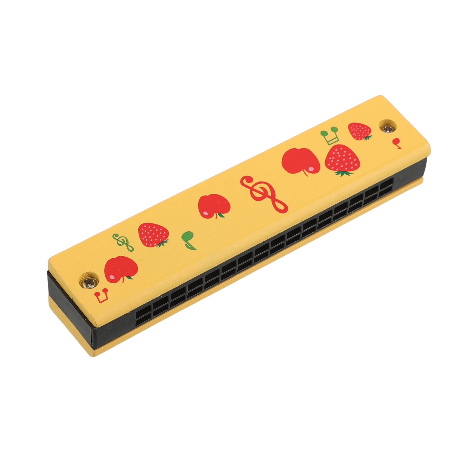 

Wooden Harmonica for Kids Beginners Child Baby Instruments Cute Fruit Design Portable Musical Toy Gift Party Favors