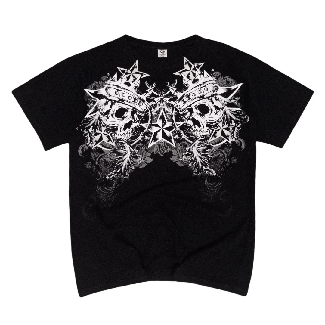 2026 Vintage Gothic-Stil, locker und atmungsaktiv, neues Modell Herren-T-Shirt, sehr beliebt und geeignet für tägliche Ausflüge und Streetwear. – Detail 8