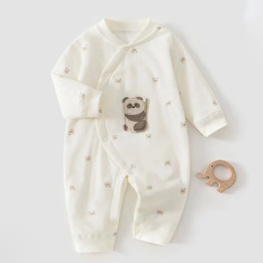 Baby Boy Romper Quilted Warm Autumn Winter Newborn Boutique Clothing Infant Girl Jumpsuit High Quality