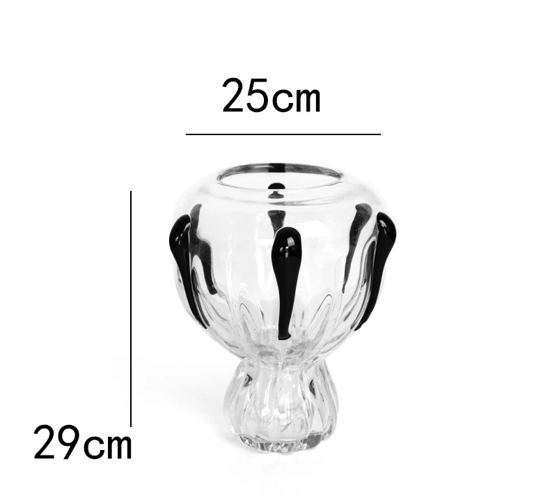 Luxury-inspired Art Deco Vase with Reinforced Glass for Model Homes Dining Rooms Desk Table Hydroponic Flower Holder