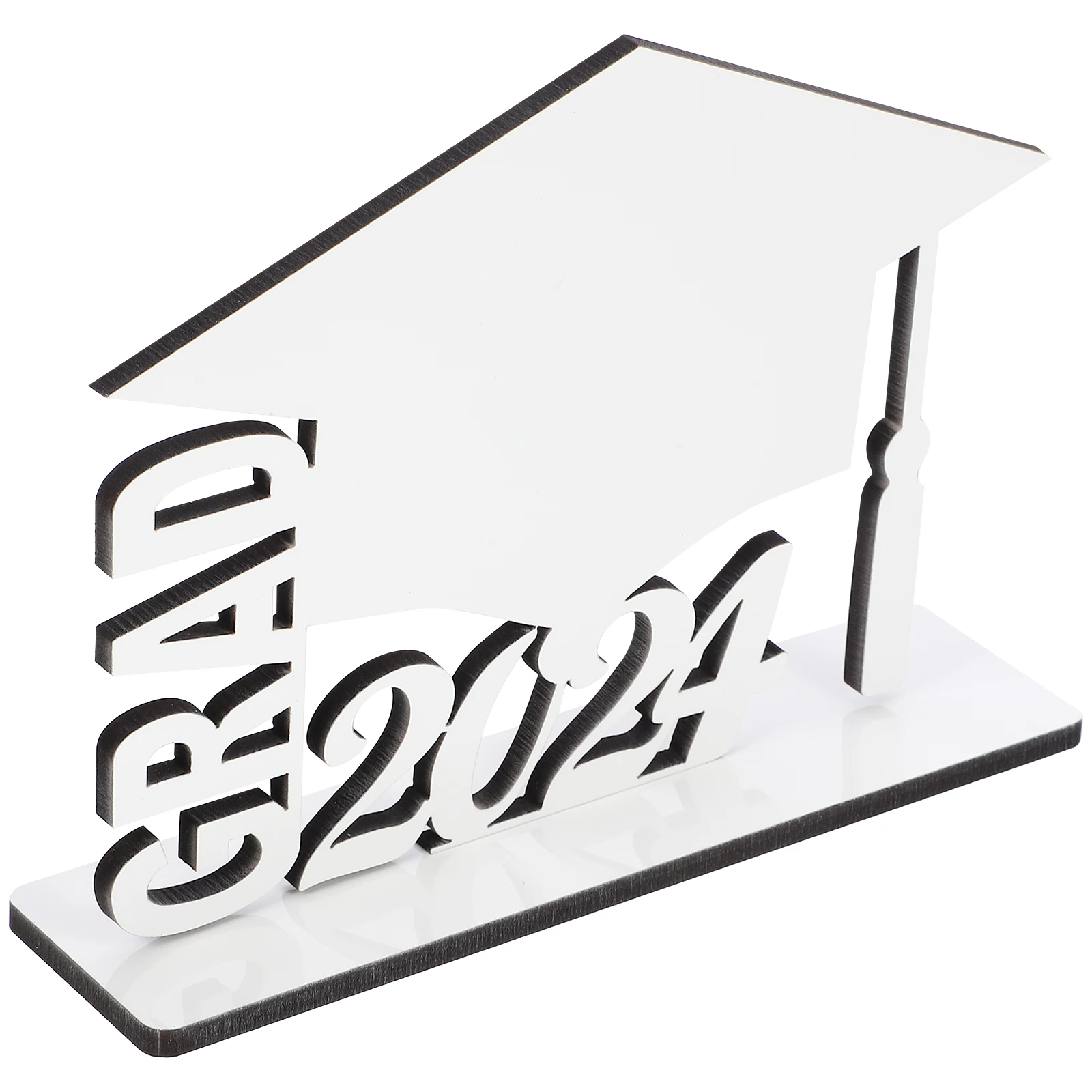 

Graduation Photo Frame Wood Picture Party Supplies Centerpiece Sublimation Plates Blanks DIY Table nament Density