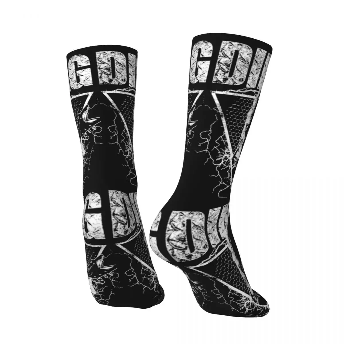 Legendary Guitarist Metal Band Rock Music Pantera Stockings Printed Socks Autumn Anti Skid Socks Men's Outdoor Soft Socks