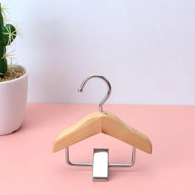 Pet Clothes Hangers Clothes Display Stand Dog Mini Coat Hanger With Metal Clip Comes With Clip For Small Pet Cat Puppy Dog