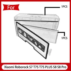 Dust Box For Xiaomi Roborock S7 T7S T7S PLUS S8 S8 Pro Robot Vacuum Cleaner Dust Bin Spare Parts