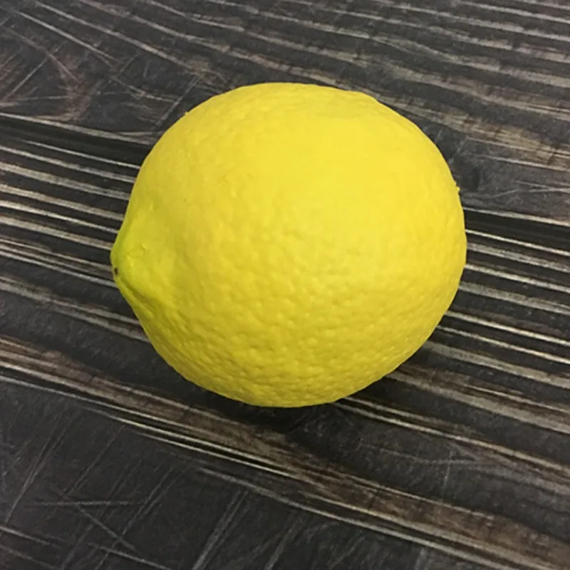 Rubber Fake Lemon Magic Tricks Latex Lemon to Silk Magia Stage Illusions Gimmick Comedy Props Appearing/Disappearing Accessories