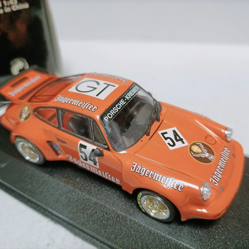 Minichamps 1/43 مقياس 911 Carrera RSR 3.0 GT الفائز 1973 نموذج سيارة مصنوع من خليط معدني مجموعة ثابتة مزينة هدايا العيد اللعب